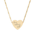 Love Above All Heart Necklace